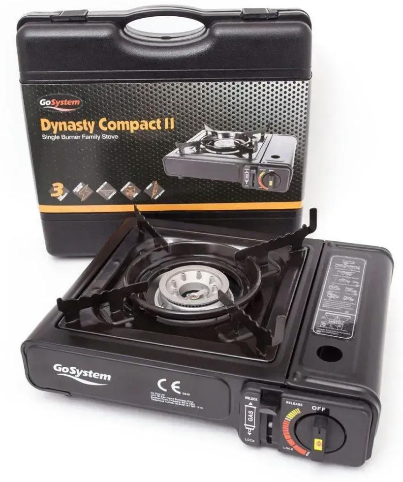 Газовая плита GoSystem Dynasty Compact II black - O/S фото 