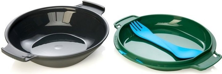 Набір посуду Humangear GoKit Light (5-tool) Mess Kit charcoal/greenфото2