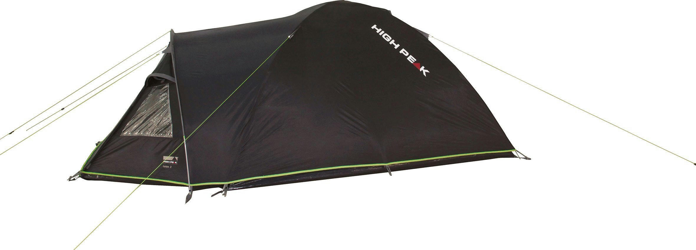 Палатка трехместная High Peak Talos 3 Dark Grey/Green (11505) фото 6
