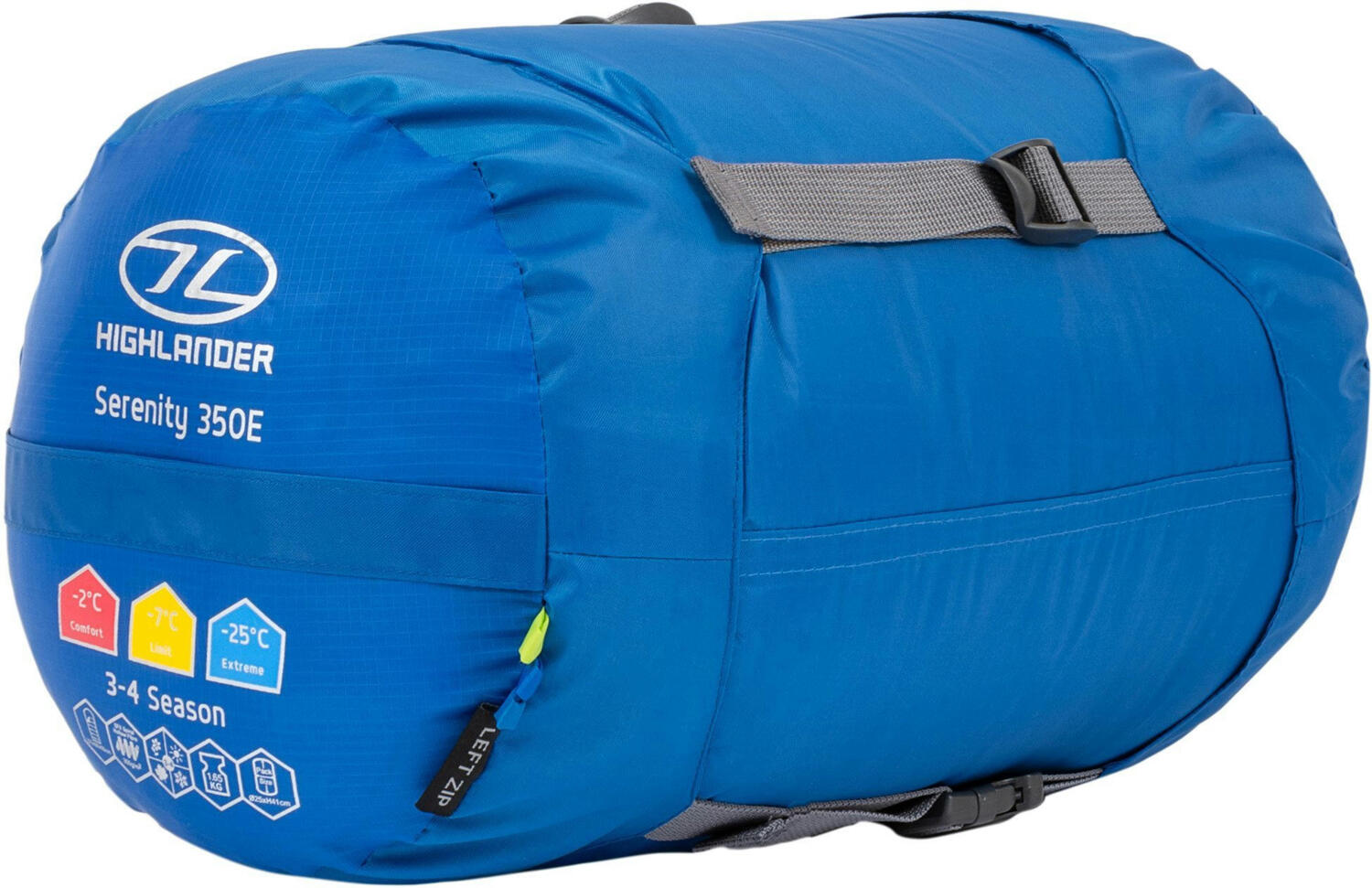 Спальный мешок Highlander Serenity 350 Envelope/-7°C Blue Left (SB238-BL) фото