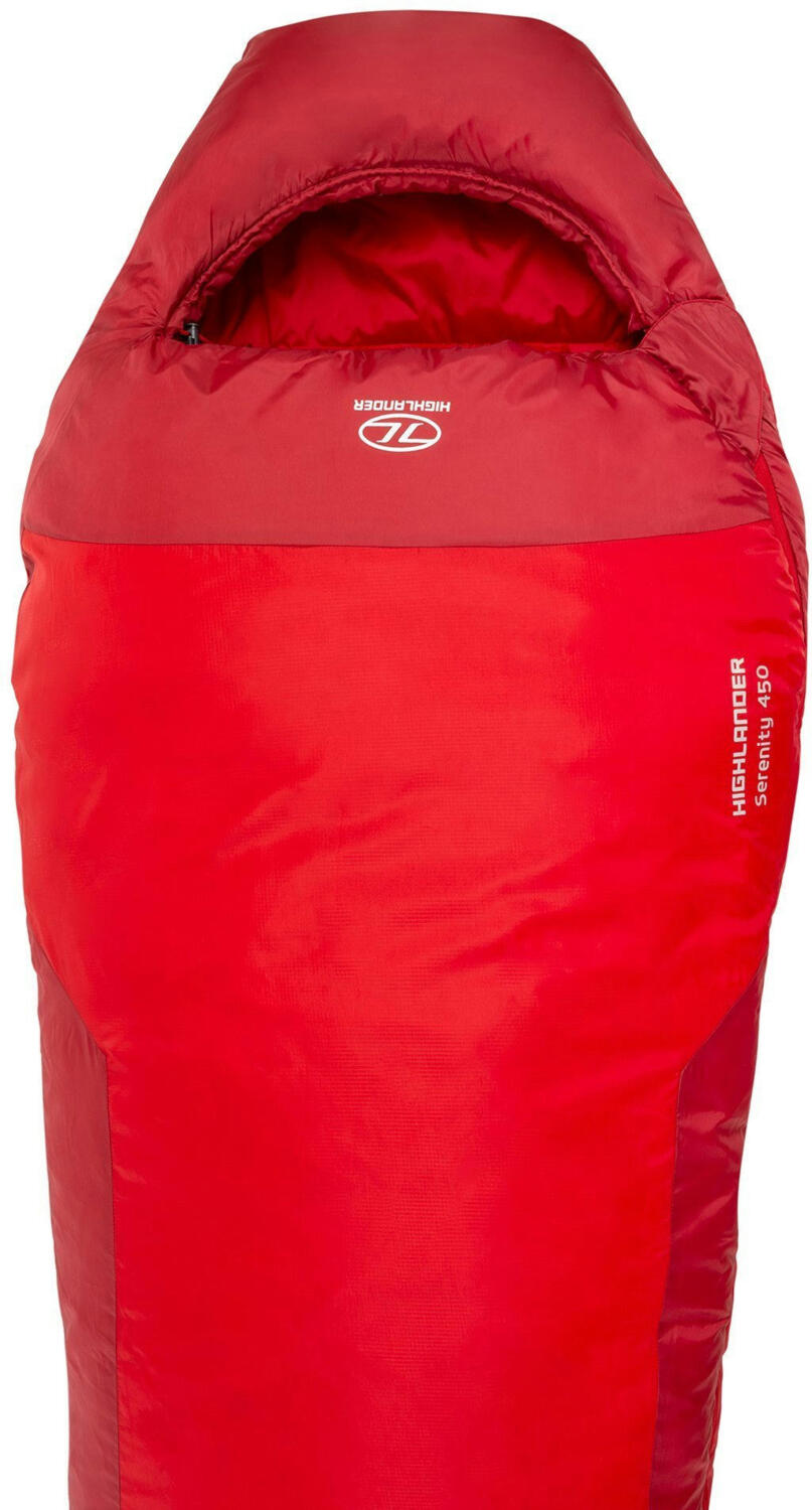 Спальный мешок Highlander Serenity 450/-10°C Red Left (SB187-RD) фото