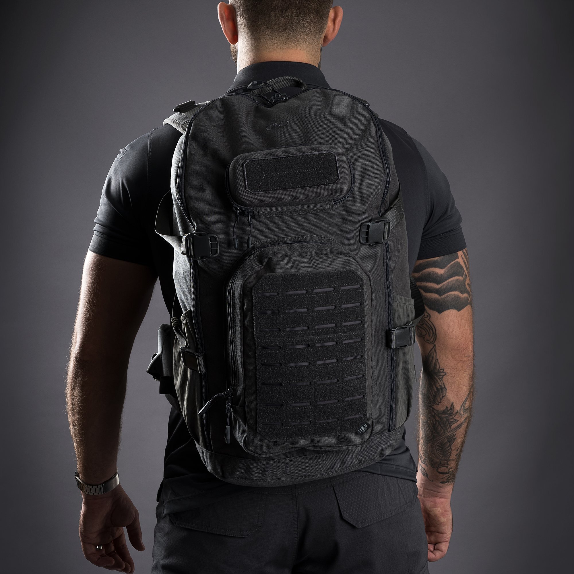 Рюкзак тактичний Highlander Stoirm Backpack 40л Black (TT188-BK)фото5