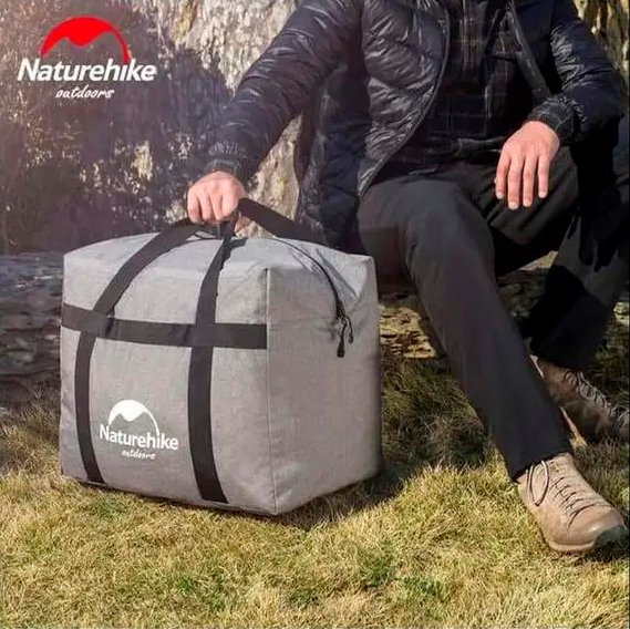 Сумка-баул для зберігання портативна Naturehike NH17S021-M, 45 л, темно-сірийфото2