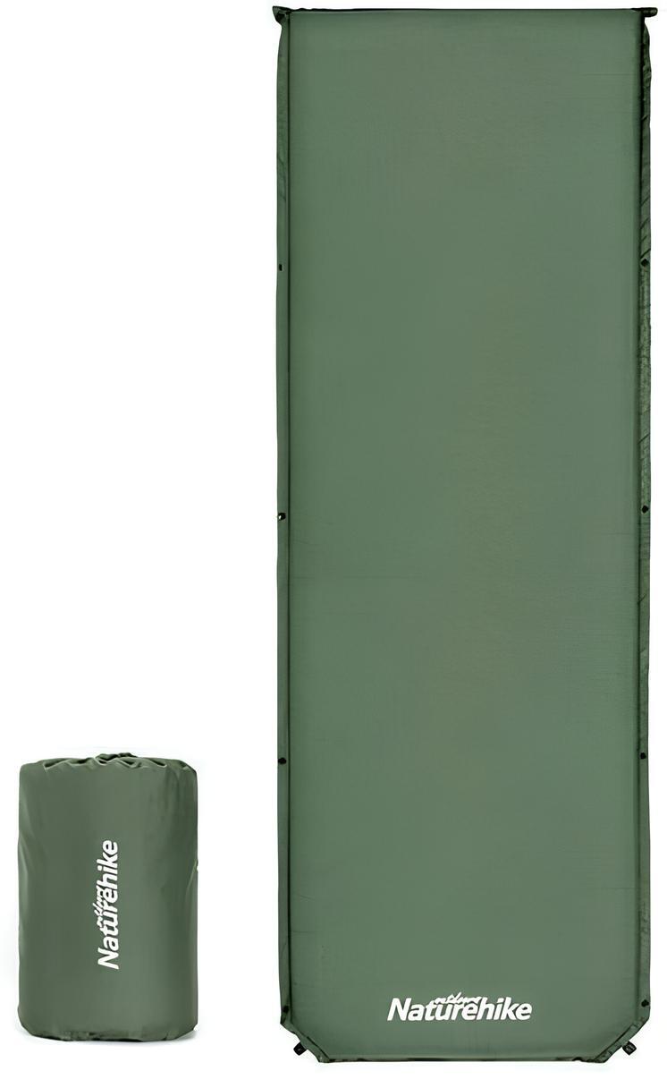 Матрас самонадувающийся 5 см Naturehike NH20DZ003, темно-зеленый фото 2