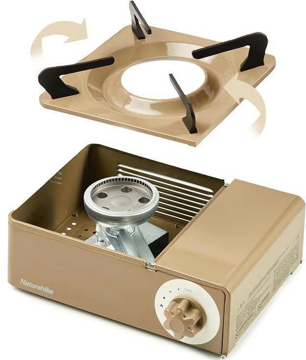 Горелка газовая Naturehike CNH22CJ008, коричневая фото 2