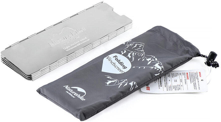 Вітрозахисний екран для пальника Naturehike steel (NH15F008-B)фото3