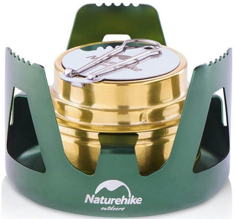 Горелка спиртовая Naturehike NH Alcohol Burner steel NH18L001-T, зеленая фото 2