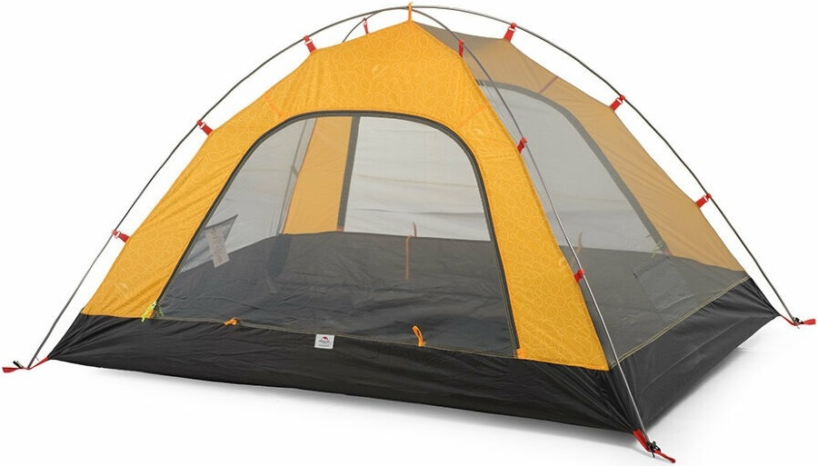 Палатка двухместная Naturehike P-Series NH18Z022-P, 210T/65D, оранжевая фото 2