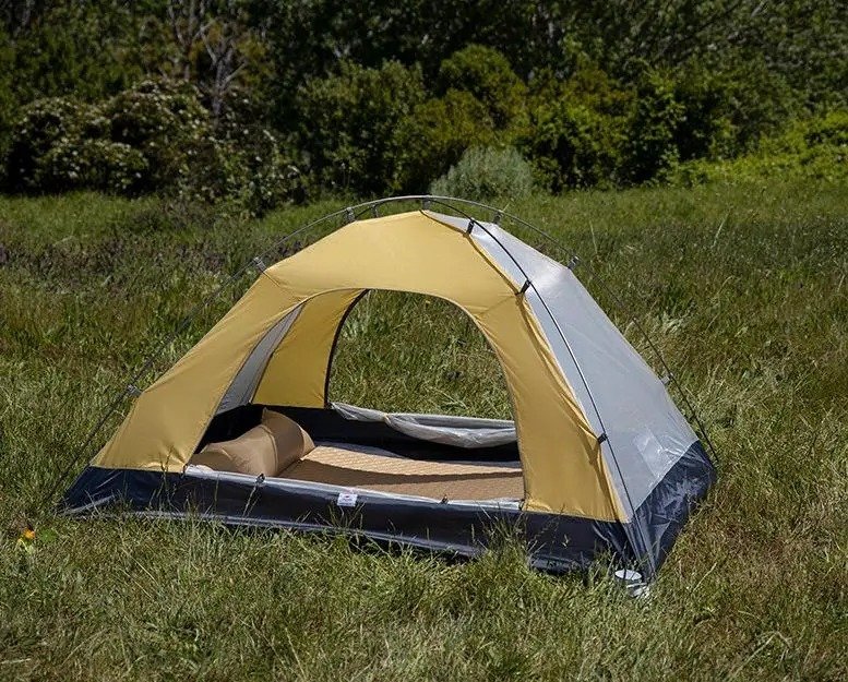 Палатка двухместная Naturehike P-Series NH18Z022-P 210T/65D, желтая фото 8