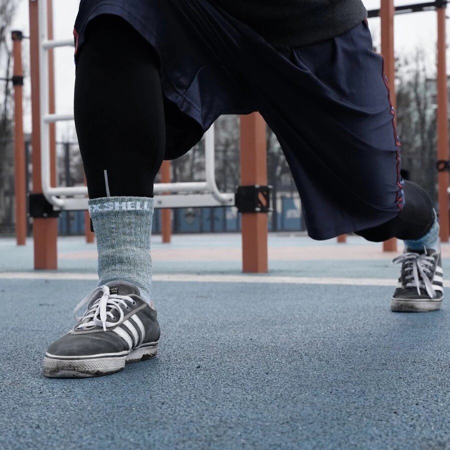Носки водонепроницаемые Dexshell Terrian Walking Ankle, p-p XL, зеленые фото 4