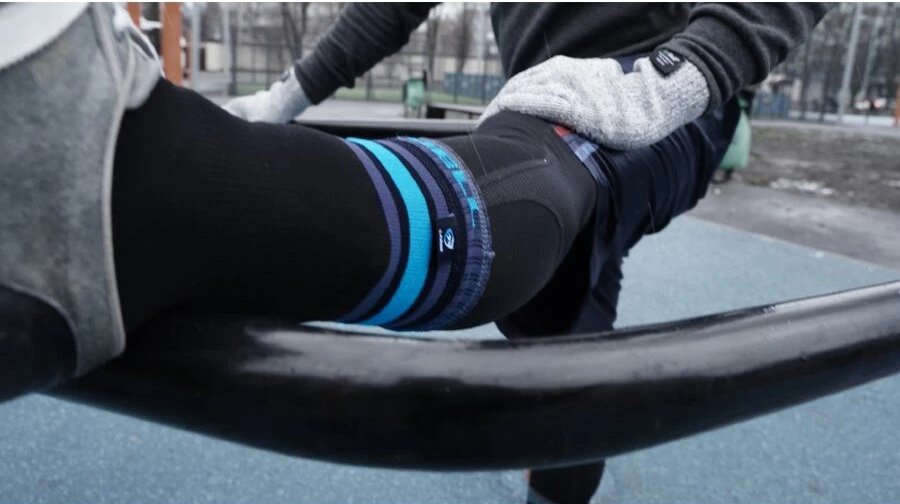 Шкарпетки водонепроникні Dexshell Ultra Dri Sports, р-р S, з блакитною смугоюфото3