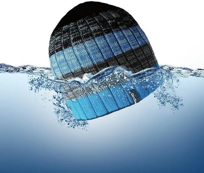 Шапка водонепроницаемая Dexshell градиент голубой фото 3