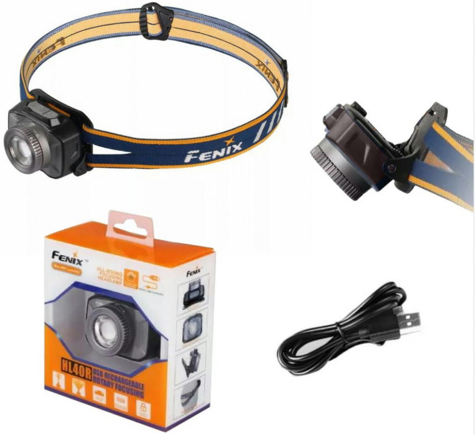 Фонарь налобный Fenix HL40R Cree XP-LHIV2 LED серый фото 6