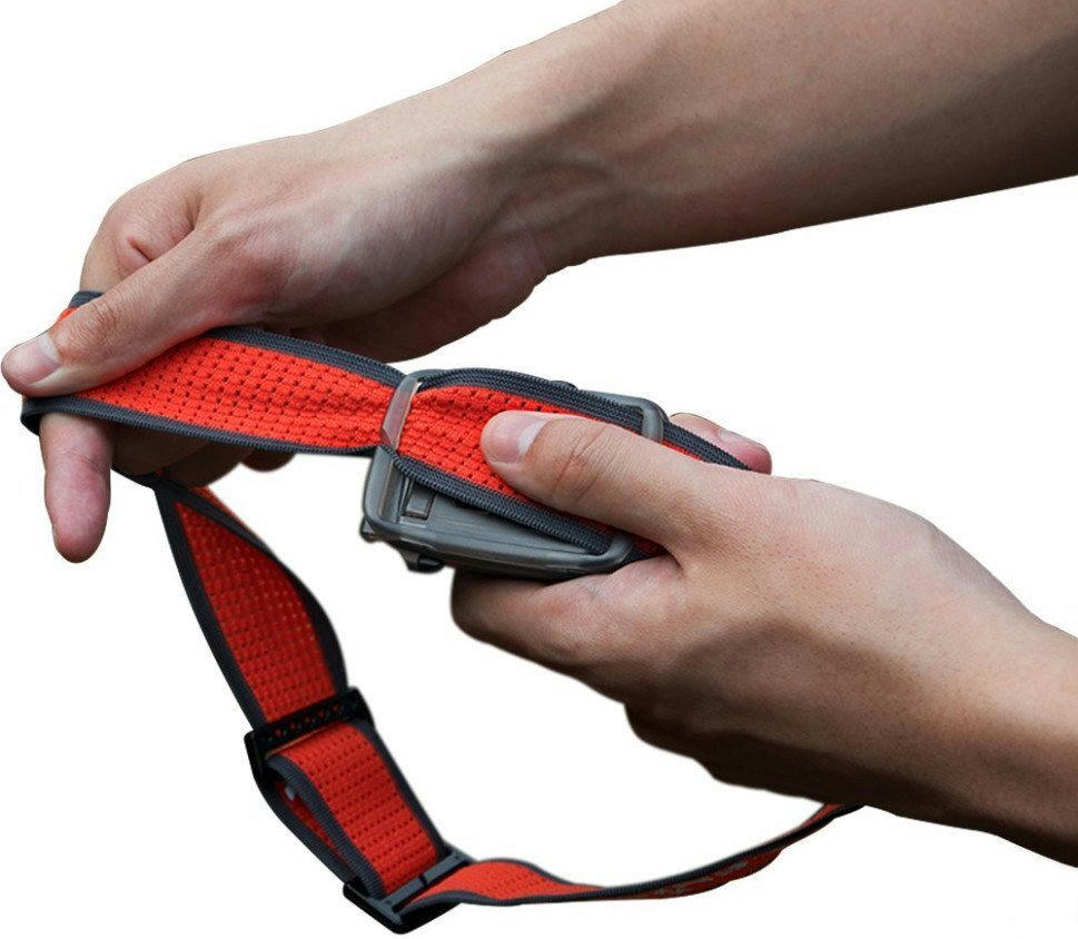 Фонарь налобный Fenix HL16 AAA розовый фото 4