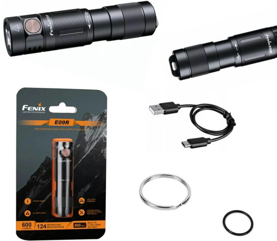 Фонарь ручной Fenix E09R фото 7