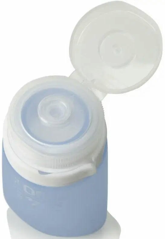 Силиконовая бутылочка Humangear GoToob+ Medium blue фото 2