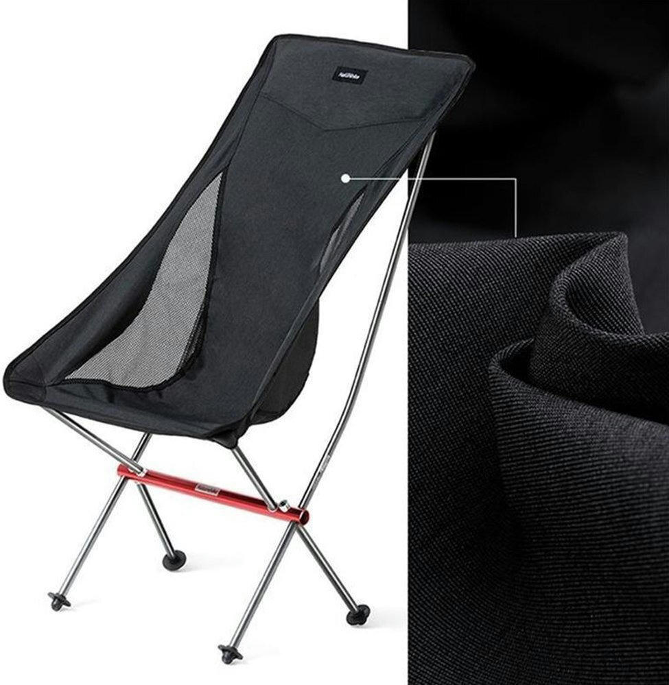 Крісло складане NaturehikeYL06 Alu Folding Moon Chair NH18Y060-Z, чорнийфото4