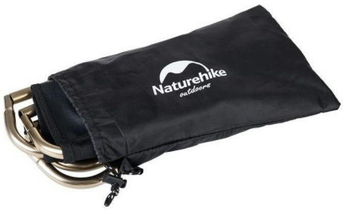 Стілець складаний Naturehike NH17Z012-L, чорнийфото