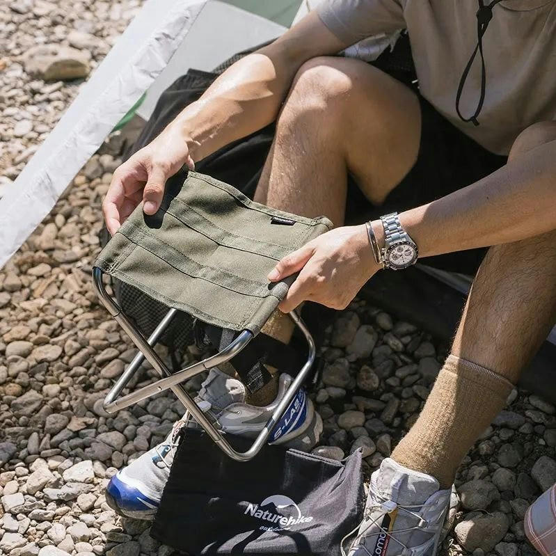 Стілець складаний Naturehike NH17Z012-L, чорнийфото