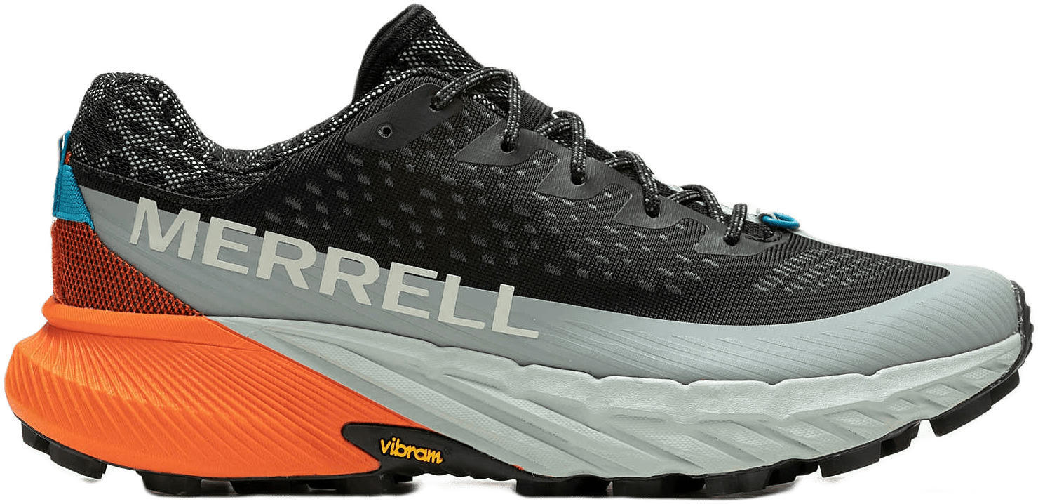 Кросівки чоловічі Merrell Agility Peak 5 GTX black/tangerine 43.5 чорний/помаранчевийфото3