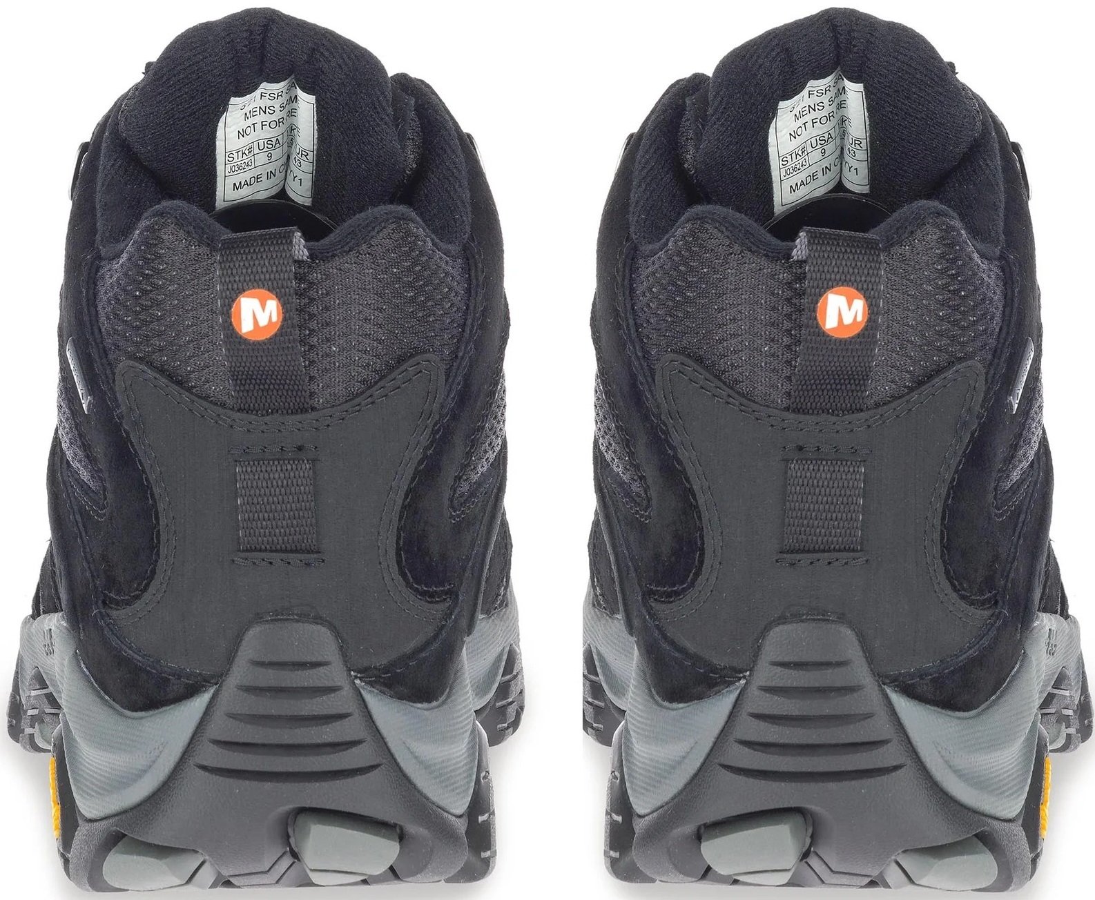 Ботинки мужские Merrell Moab 3 MID GTX black/grey 45 черный фото 
