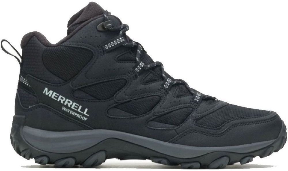 Ботинки мужские Merrell West Rim Sport Thermo MID WP black 44 черный фото 2