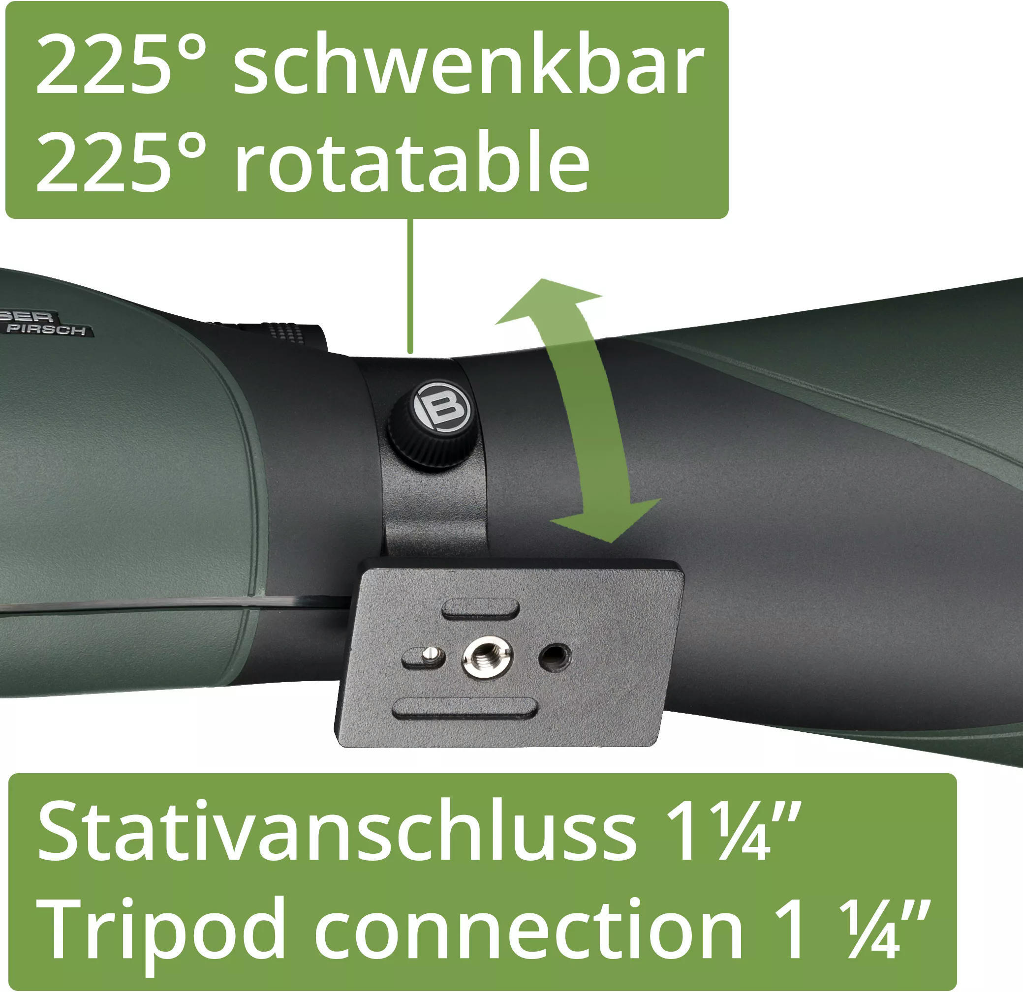 Підзорна труба Bresser Pirsch 20-60x80 45* (4321503)фото