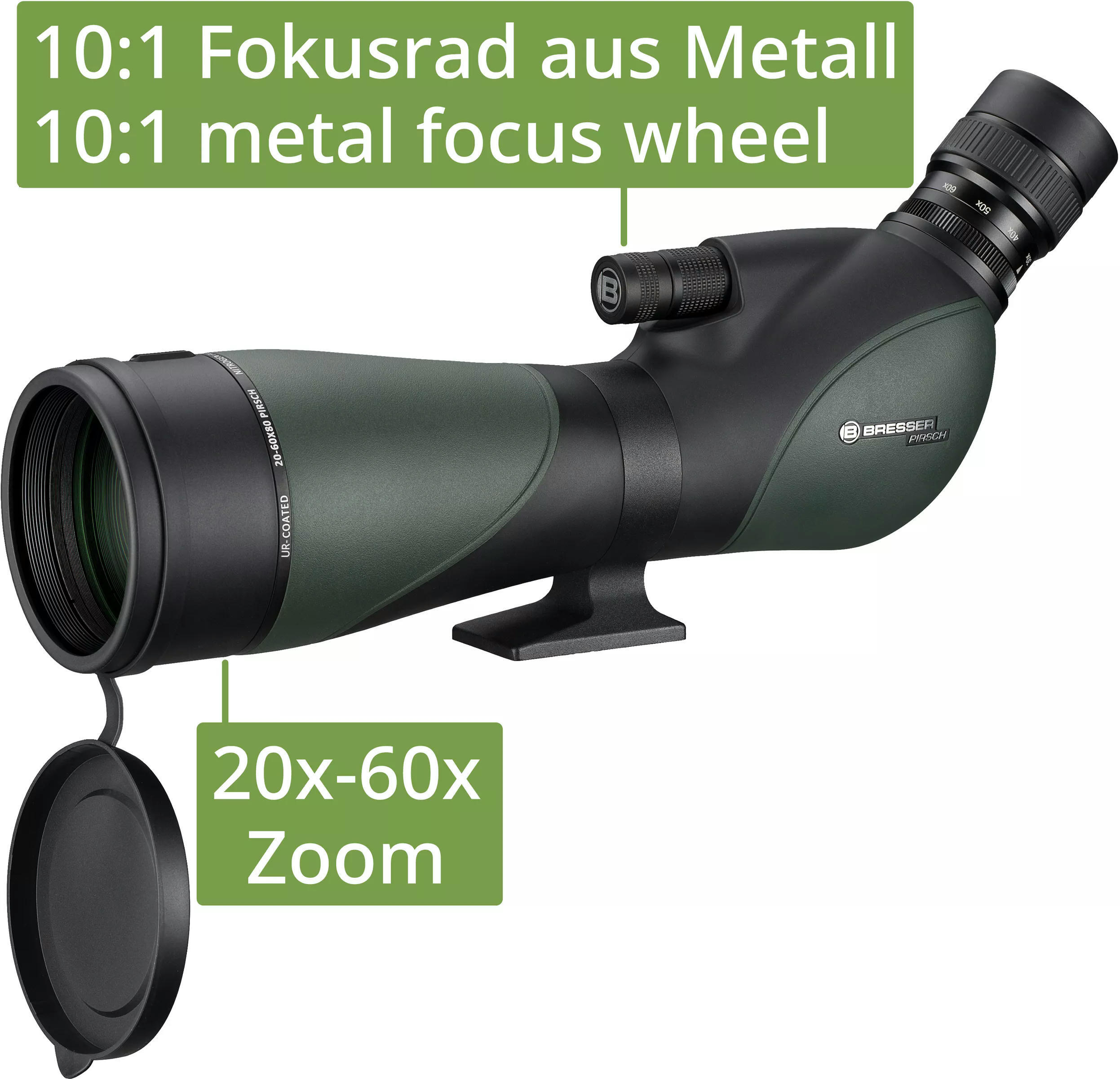 Підзорна труба Bresser Pirsch 20-60x80 45* (4321503)фото