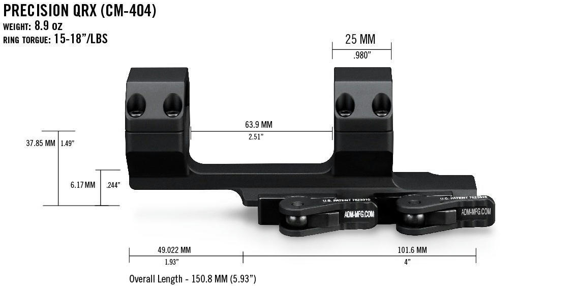 Кріплення Vortex Precision QR Cantilever 30mm 2