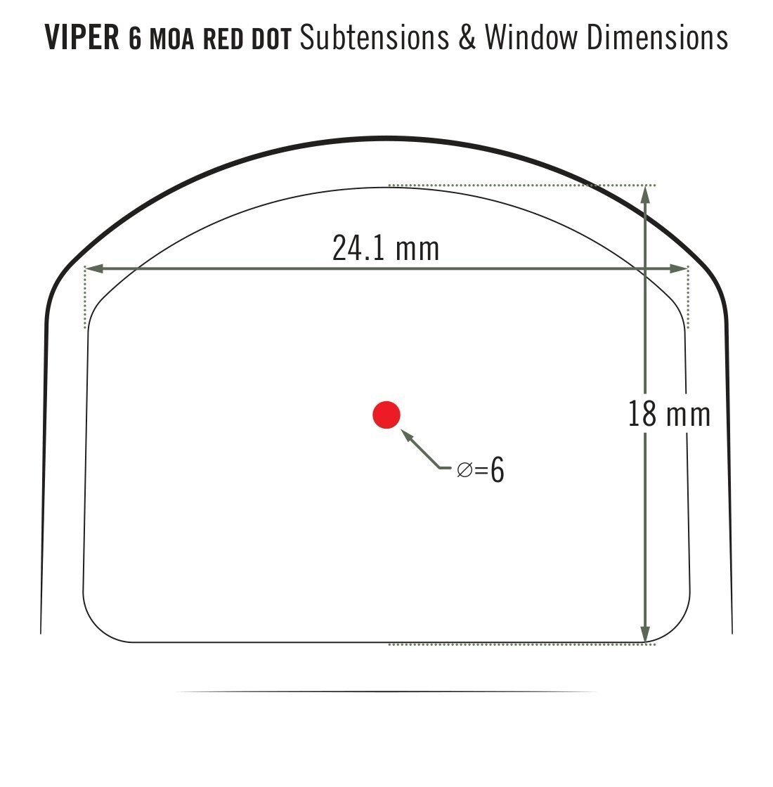 Приціл коліматорний Vortex Viper Red Dot 6 MOA (VRD-6)фото7