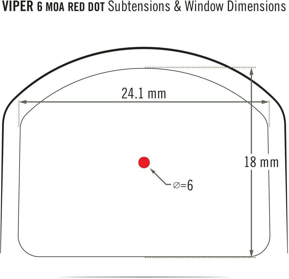 Коллиматорный прицел Vortex Viper Red Dot 6 MOA (VRD-6) фото 7