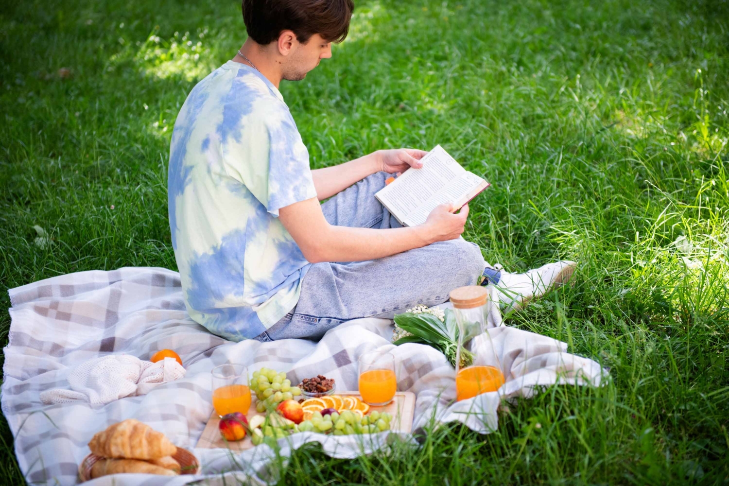 Плед ARDESTO Fleece, 130x160 см, клітинка беж (ART0711PB)фото