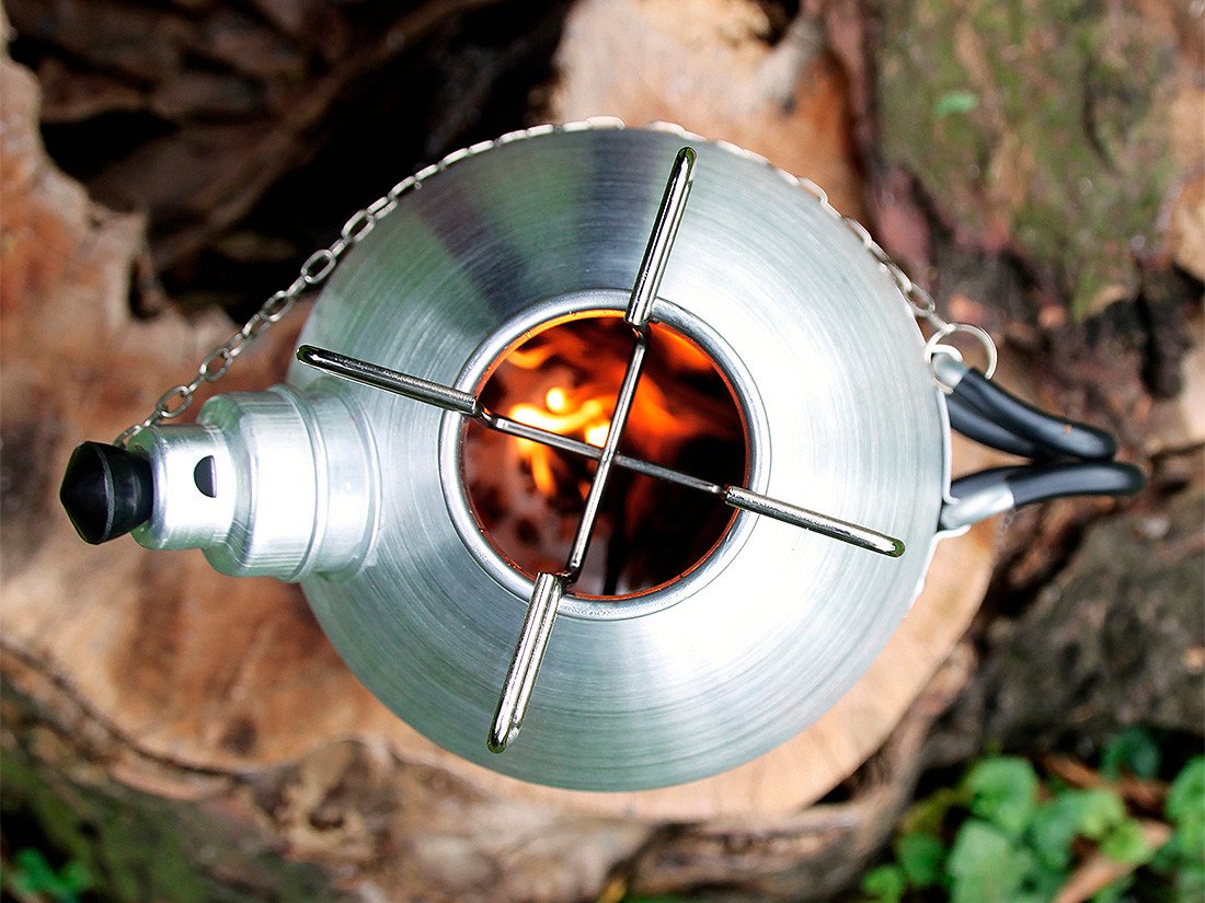 Чайник автономный Petromax Fire Kettle 0,75л Stainless Steel фото 11