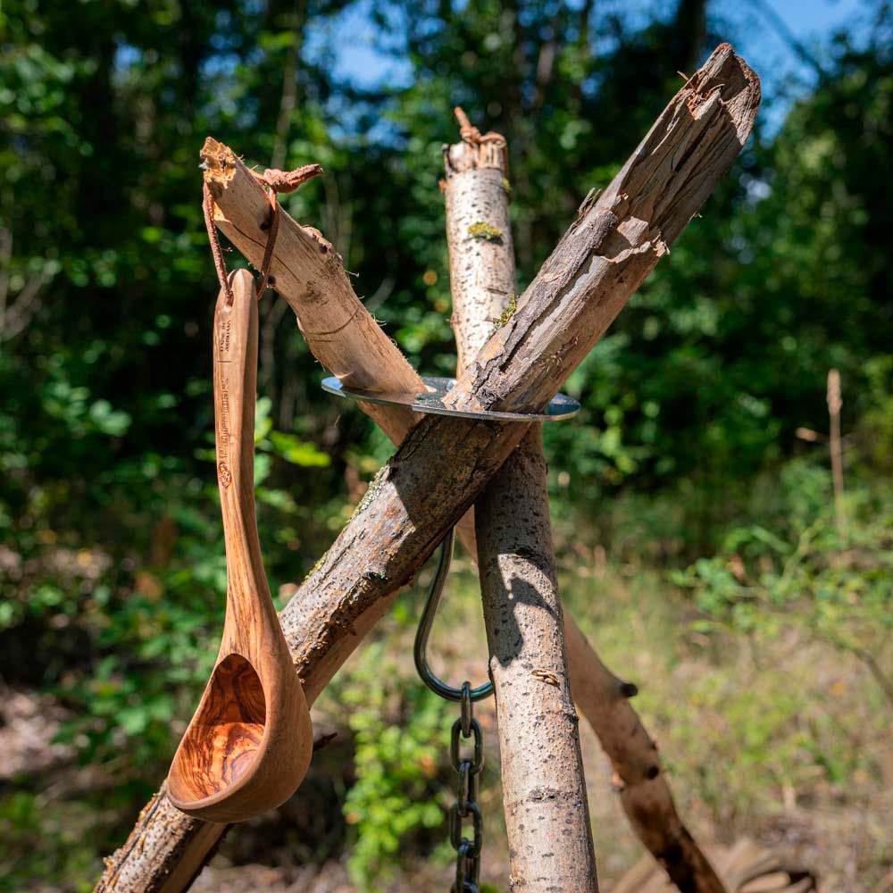 Черпак деревянный Petromax Ladle Olive Wood 60 мл фото 4