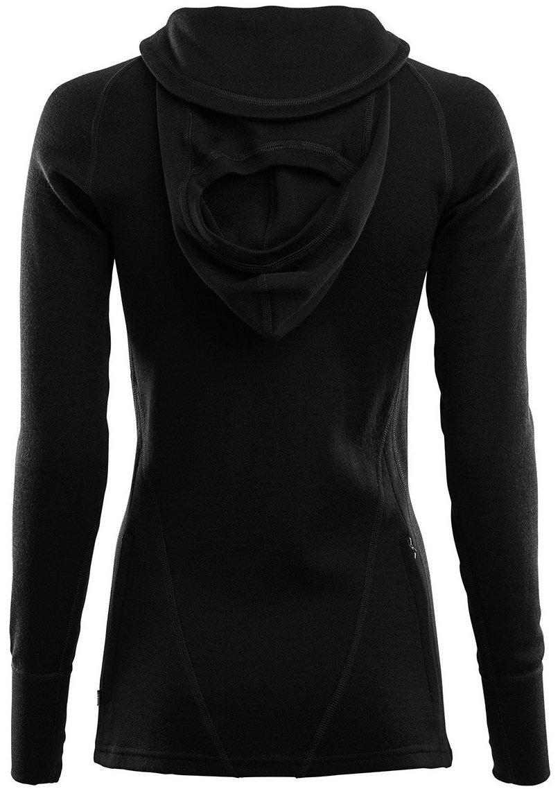 Худі жіноче Aclima WarmWool 200 Hood Sweater Women Jet Black Lфото4