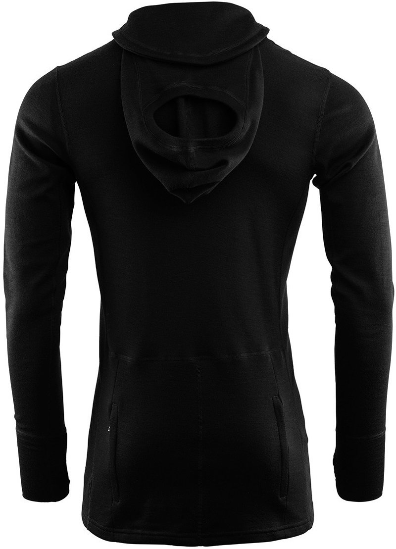 Худі чоловіче Aclima WarmWool 200 Hood Sweater Men Jet Black Mфото3