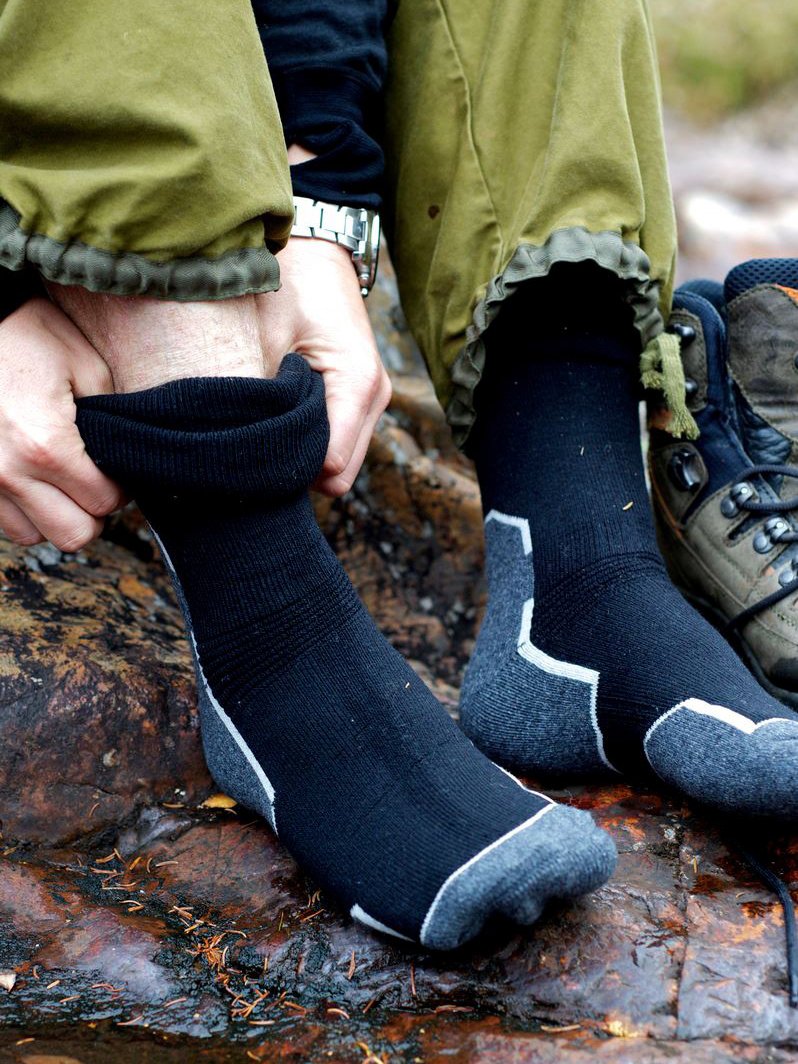 Термошкарпетки Aclima WarmWool Socks Jet Black 36-39фото5