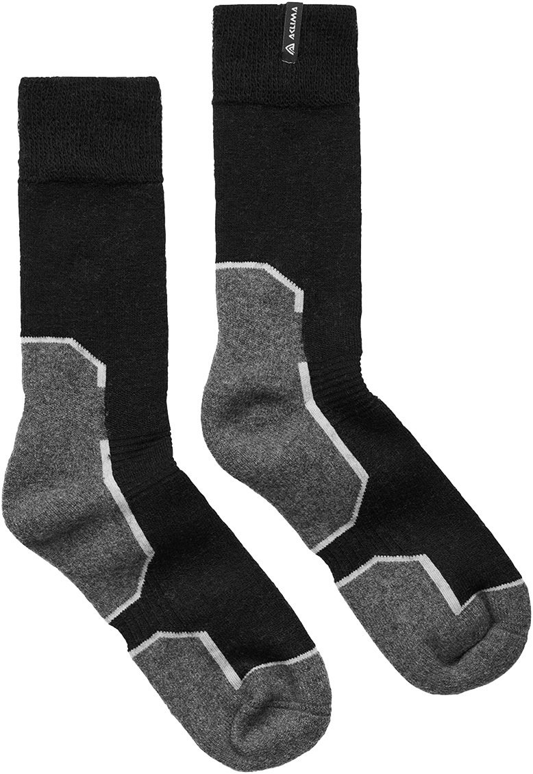 Термоноски Aclima WarmWool Socks Jet Black 36-39 фото 3