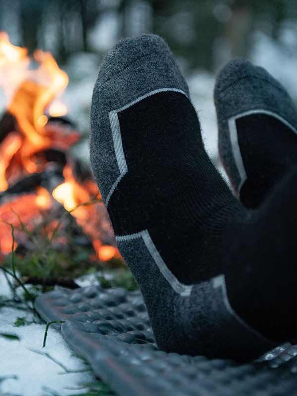 Термошкарпетки Aclima WarmWool Socks Jet Black 36-39фото7
