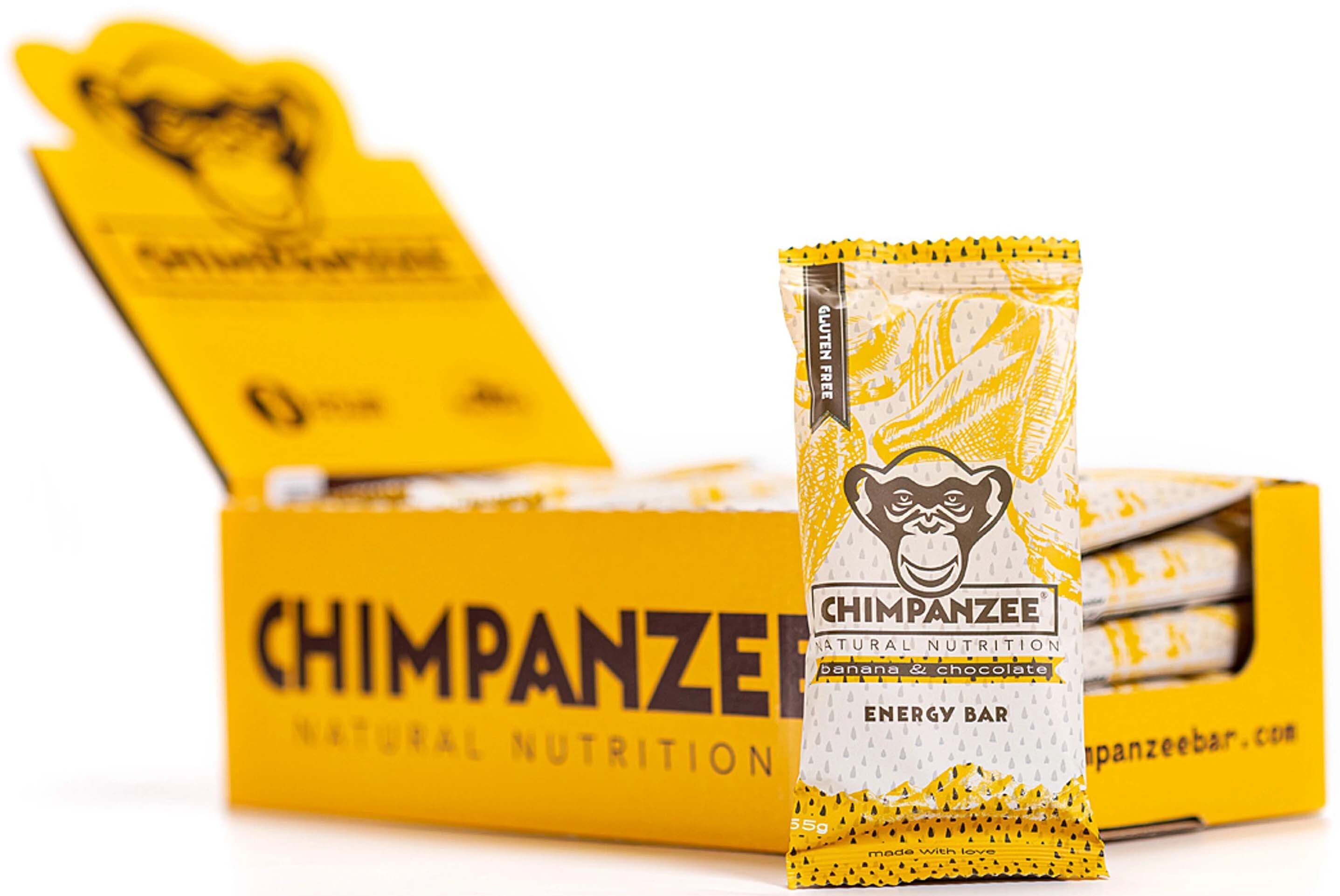 Батончик злаковий Chimpanzee Energy Bar Banana & Chocolateфото2