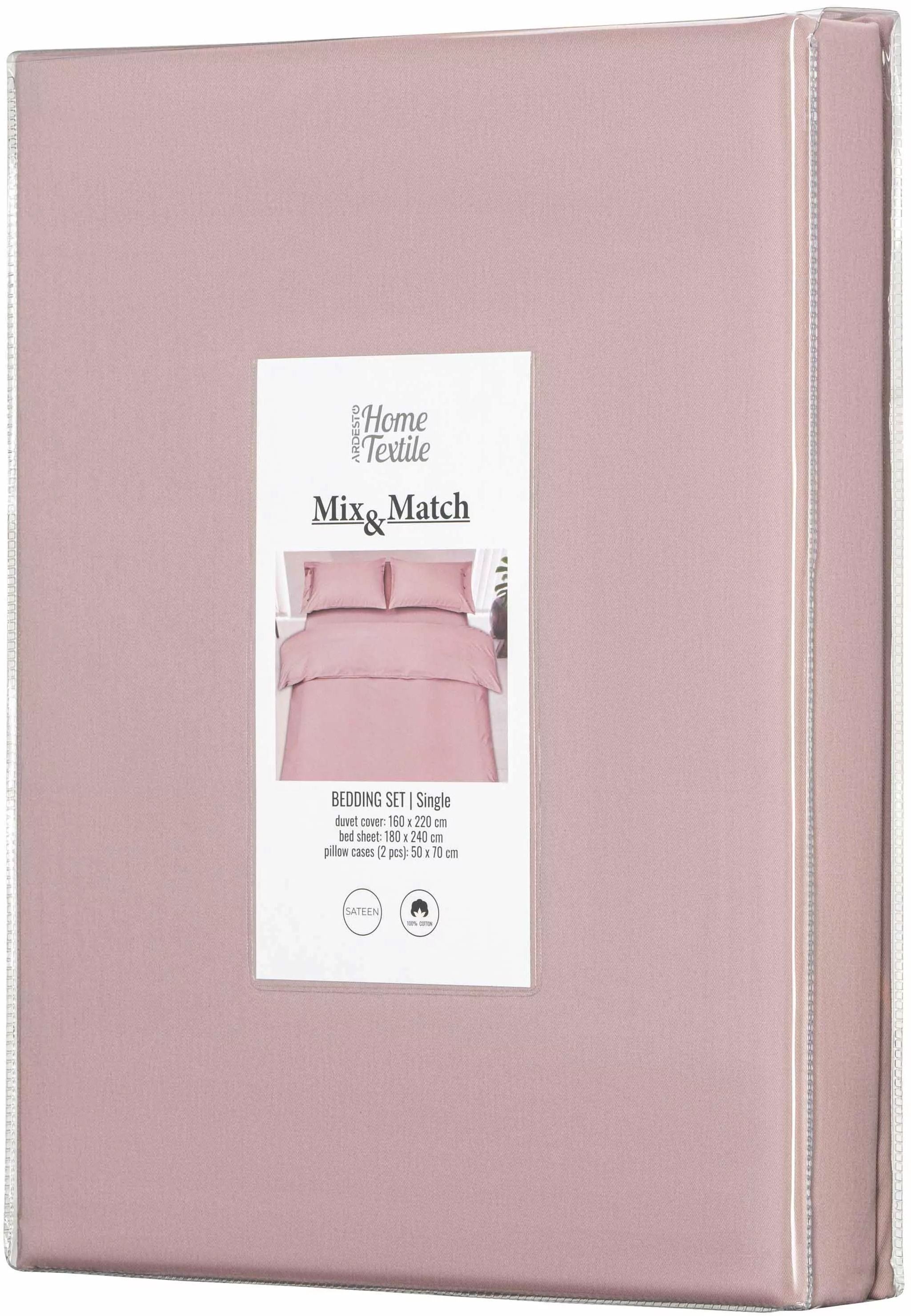 Набір постільної білизни 1,5сп Ardesto Mix&Match, підковдра 160х220см, 100% бавовна, сатин, пуд (ART1622SP)фото11