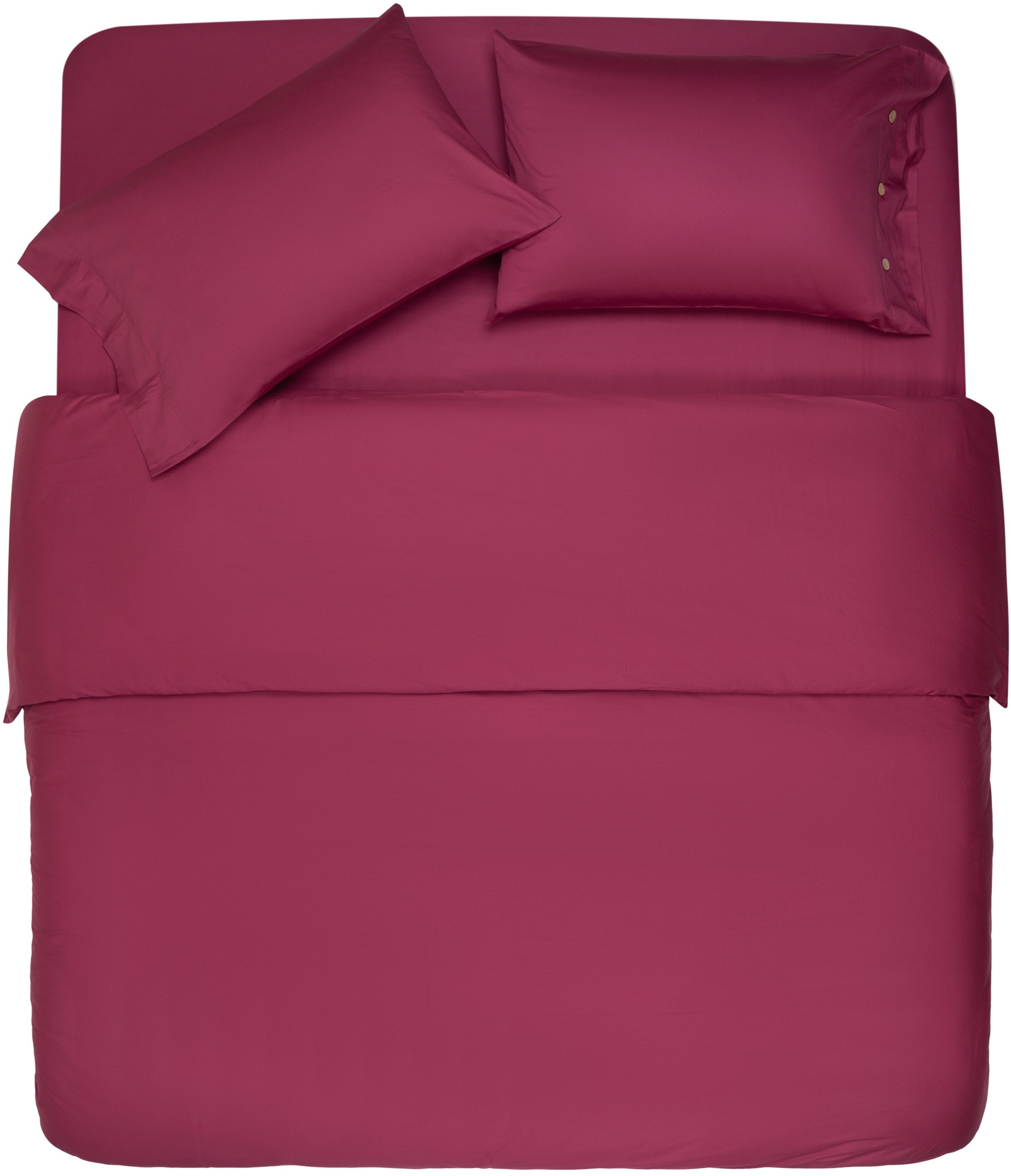 Простынь ARDESTO Mix&Match, 240x260см, 100% хлопок, сатин, ягодный (ART2426FSR) фото 4