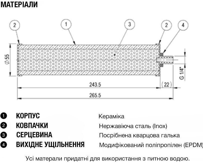 Картридж-фильтр Katadyn Ceramic No 7 Inox фото 2