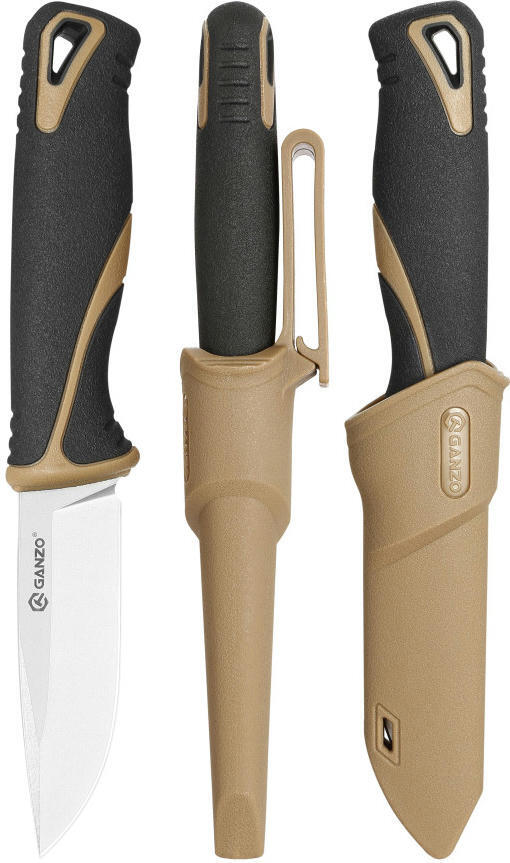 Ніж Ganzo G807-DY бежевий з ножнамифото5