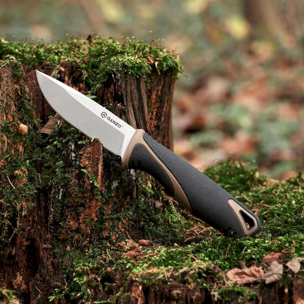 Ніж Ganzo G807-DY бежевий з ножнамифото6