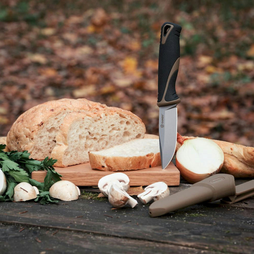 Ніж Ganzo G807-DY бежевий з ножнамифото9