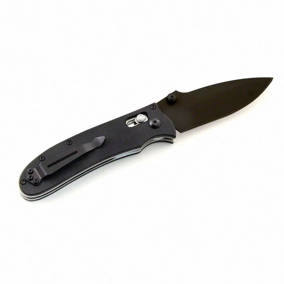 Нож складной Ganzo G704 с черным лезвием фото 3