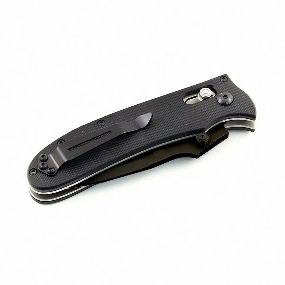 Нож складной Ganzo G704 с черным лезвием фото 5