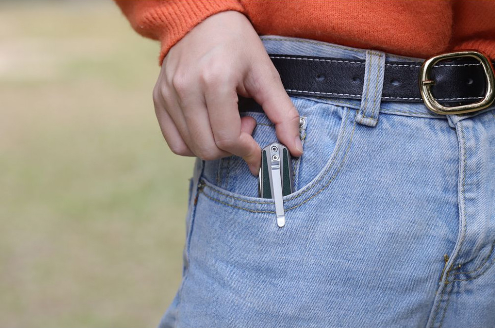 Ніж складаний Roxon K1 лезо D2, бордовийфото7