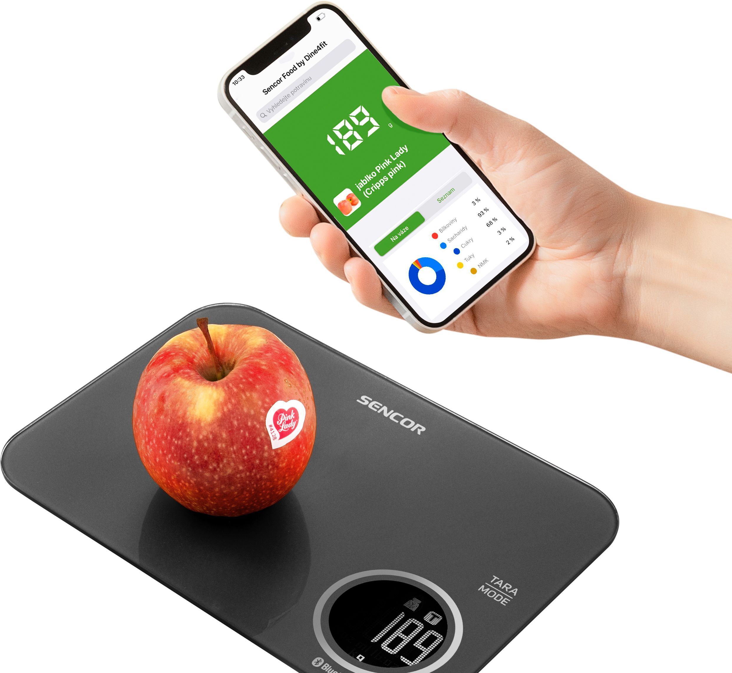 Весы кухонные Sencor SKS7078BK фото 5